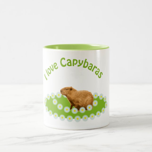Taza Bicolor Amo a los carpinchos (Centro)