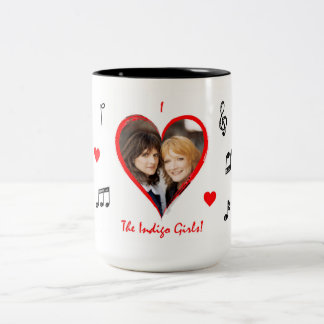 Taza Bicolor Amo a los Chicas índigo