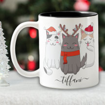Amo a los Navidades que los gatos se personalizan