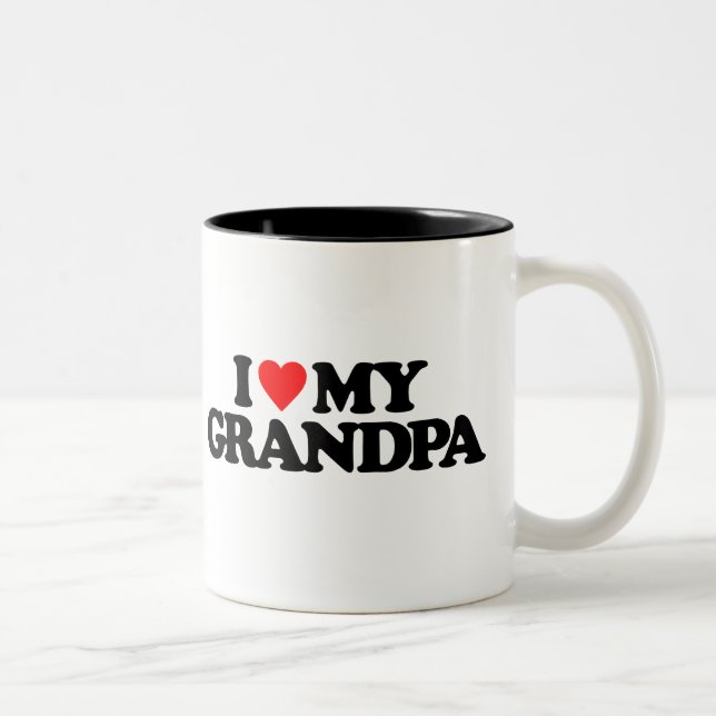 TAZA BICOLOR AMO A MI ABUELO (Derecha)