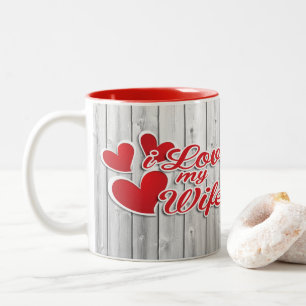 Taza Bicolor Amo a mi esposa