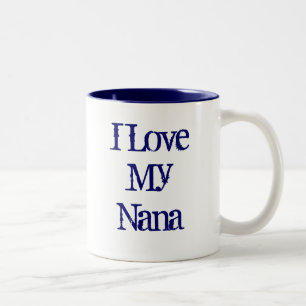 Taza Bicolor Amo a mi Nana