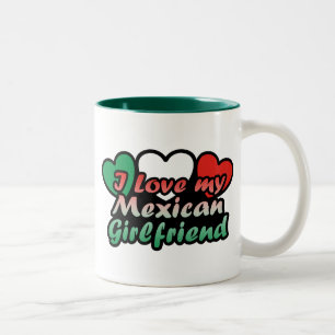 Taza Bicolor Amo A Mi Novia Mexicana