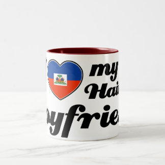 Taza Bicolor Amo a mi novio haitiano