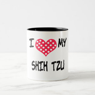 Taza Bicolor Amo a mi Shih Tzu