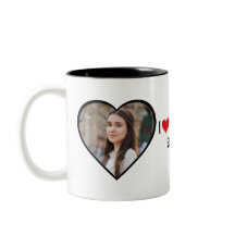 Amo a Mug Personalizado Amo a Mi Novia Mug