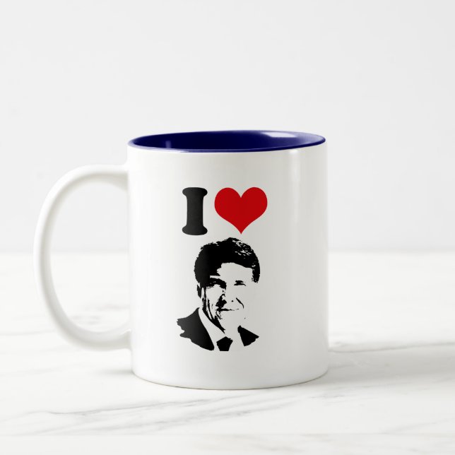 TAZA BICOLOR AMO A PERRY 2012 (Izquierda)
