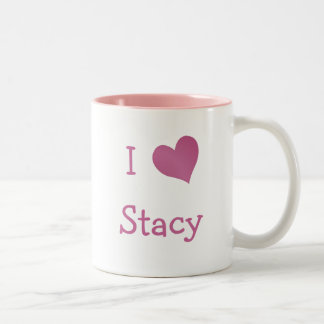 Taza Bicolor Amo a Stacy