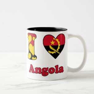 Taza Bicolor Amo Angola