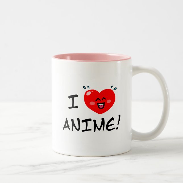 Taza Bicolor Amo Anime (Derecha)