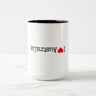 Taza Bicolor Amo Australia