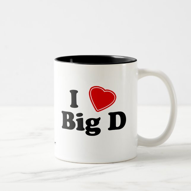 Taza Bicolor Amo D grande (Derecha)