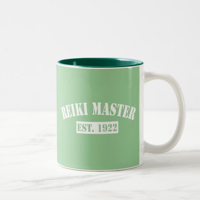 Taza Bicolor Amo de Reiki (Derecha)