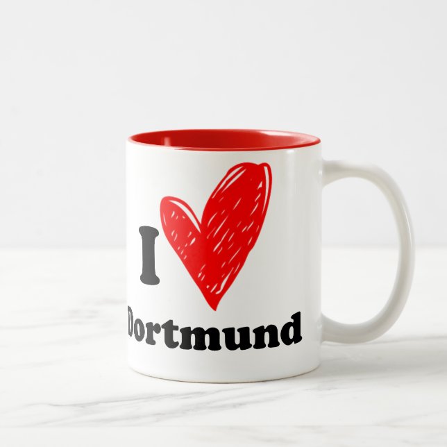 Taza Bicolor Amo Dortmund (Derecha)
