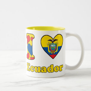 Taza Bicolor Amo Ecuador