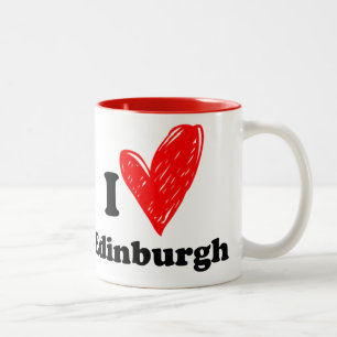 Taza Bicolor Amo Edimburgo