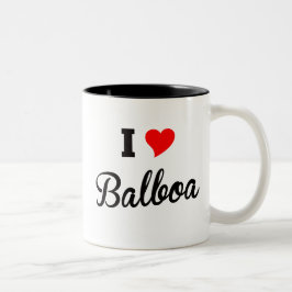 Taza Bicolor Amo el balboa polar