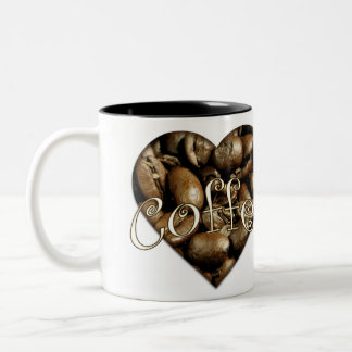 Taza Bicolor Amo el Corazón del Café