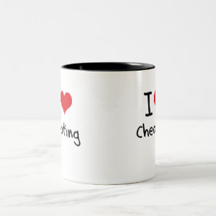 Taza Bicolor Amo el engañar