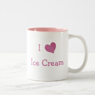Taza Bicolor Amo El Helado