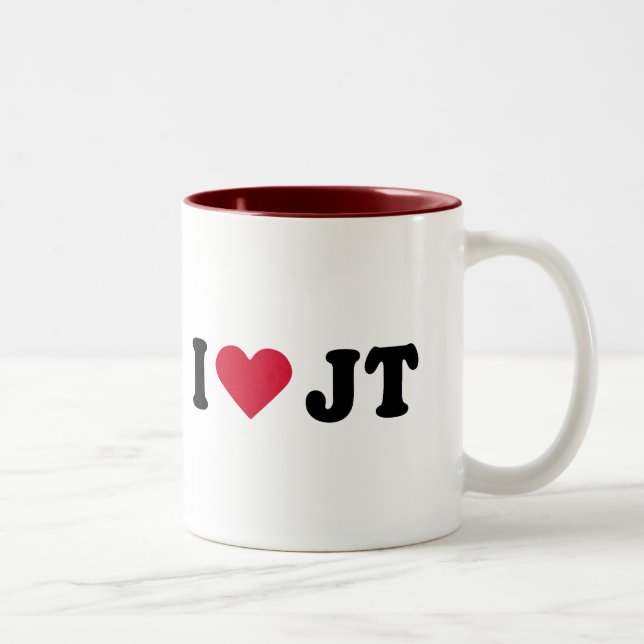 TAZA BICOLOR AMO EL JT (Derecha)