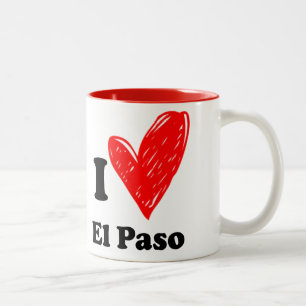 Taza Bicolor Amo El Paso