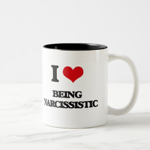Taza Bicolor Amo el ser narcisista