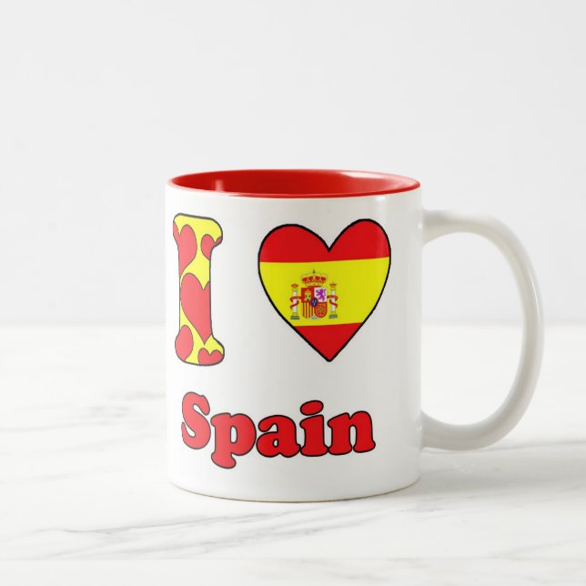 Taza Bicolor Amo España (Derecha)
