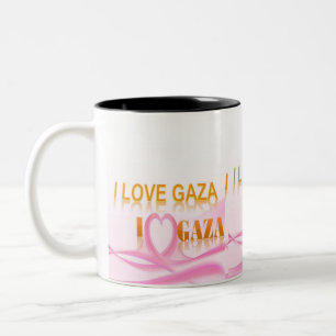 Taza Bicolor Amo Gaza
