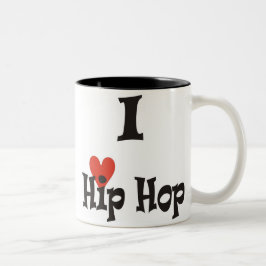 Taza Bicolor Amo Hip Hop Mug