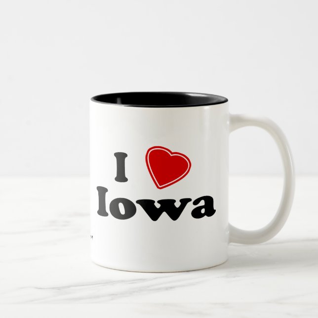 Taza Bicolor Amo Iowa (Derecha)