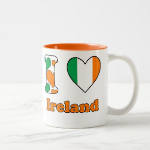 Taza Bicolor Amo Irlanda