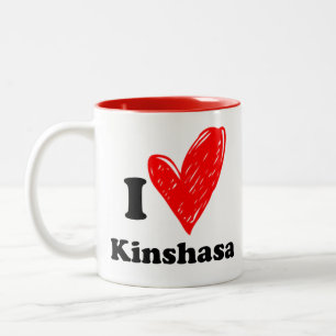 Taza Bicolor Amo Kinshasa
