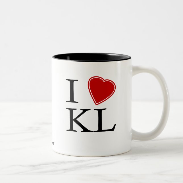 Taza Bicolor Amo Kuala Lumpur (Derecha)
