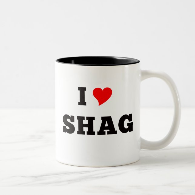 Taza Bicolor Amo la pelusa, polar (Derecha)
