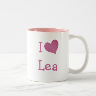 Taza Bicolor Amo Lea