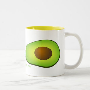 Taza Bicolor Amo los aguacates