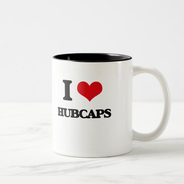 Taza Bicolor Amo los Hubcaps (Derecha)