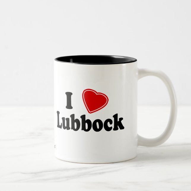 Taza Bicolor Amo Lubbock (Derecha)