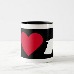 Taza Bicolor "Amo mi cocker spaniel "