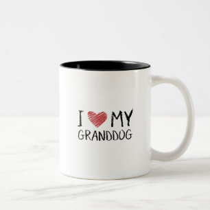 Taza Bicolor Amo mi Granddog