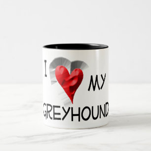 Taza Bicolor Amo Mi Greyhound
