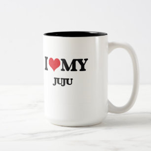 Taza Bicolor Amo mi JUJU