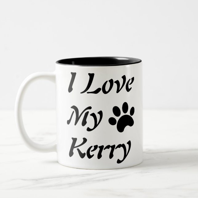 Taza Bicolor Amo mi Kerry (Izquierda)