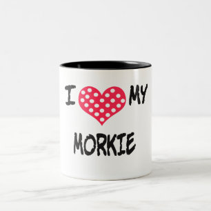 Taza Bicolor Amo mi Morkie