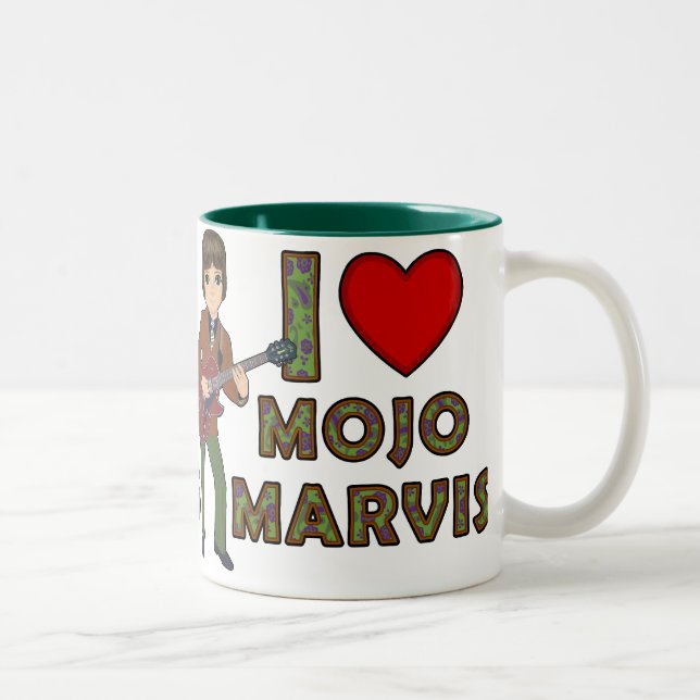 Taza Bicolor Amo Mojo Marvis (Derecha)