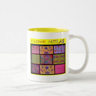 Taza Bicolor Amo Molas: Edredón