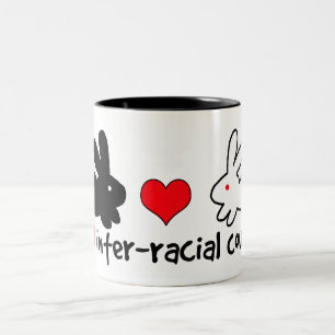 Taza Bicolor Amo pares interraciales