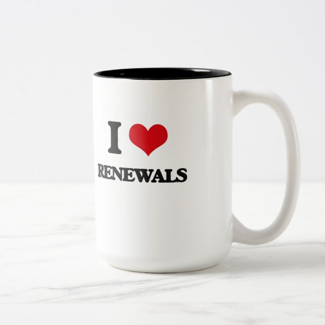 Taza Bicolor Amo renovaciones (Derecha)