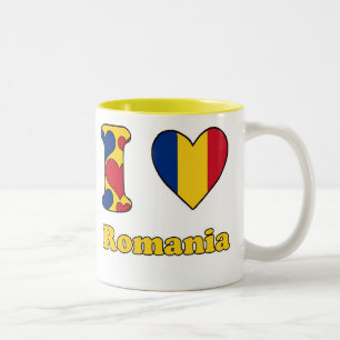 Taza Bicolor Amo Rumania